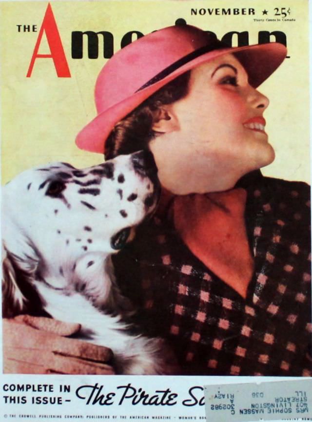 The American Magazine cover, November 1935