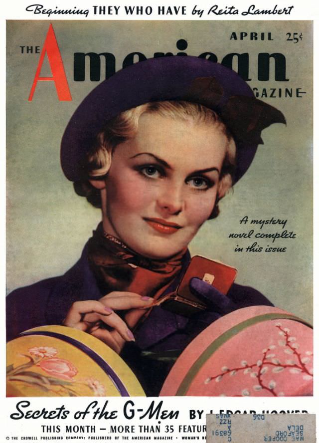 The American Magazine cover, April 1936