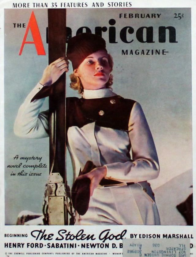 The American Magazine cover, February 1936