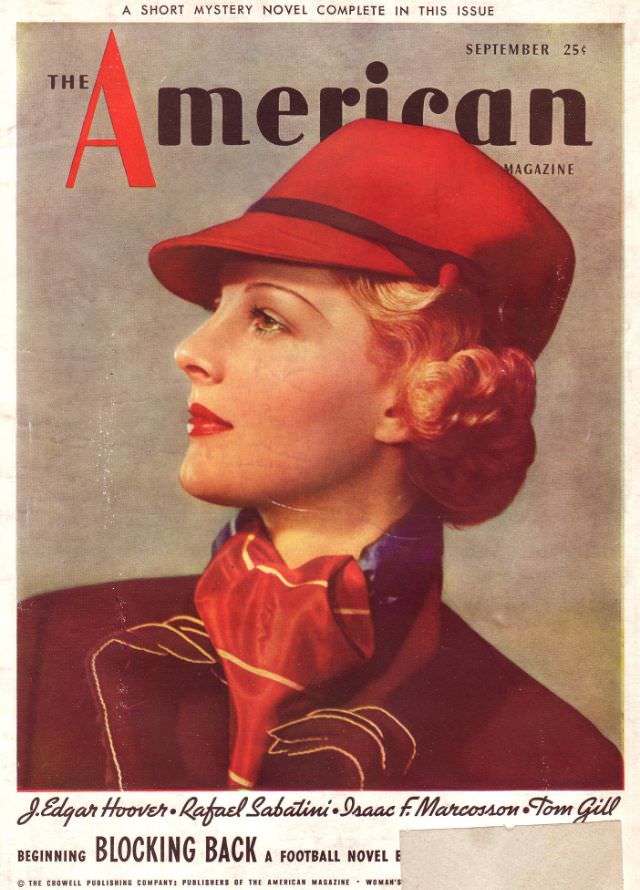The American Magazine cover, September 1936