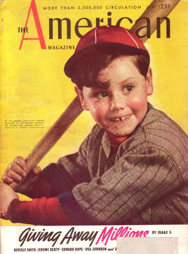 The American Magazine cover, July 193