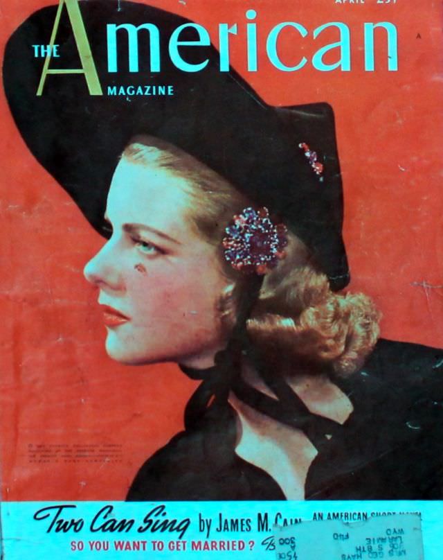 The American Magazine cover, April 1938