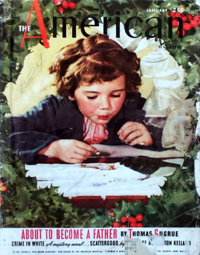 The American Magazine cover, January 1938