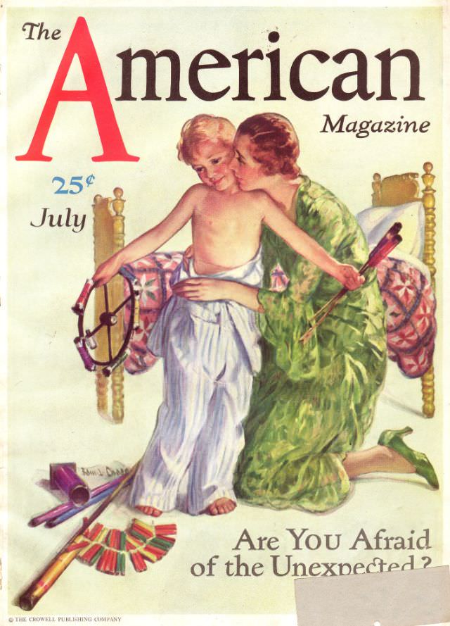 The American Magazine cover, July 1931