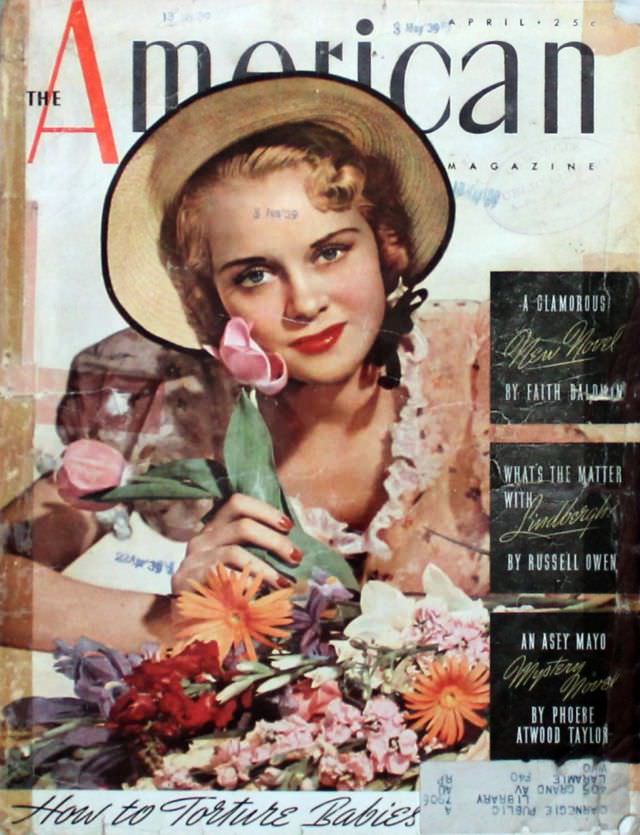 The American Magazine cover, April 1939