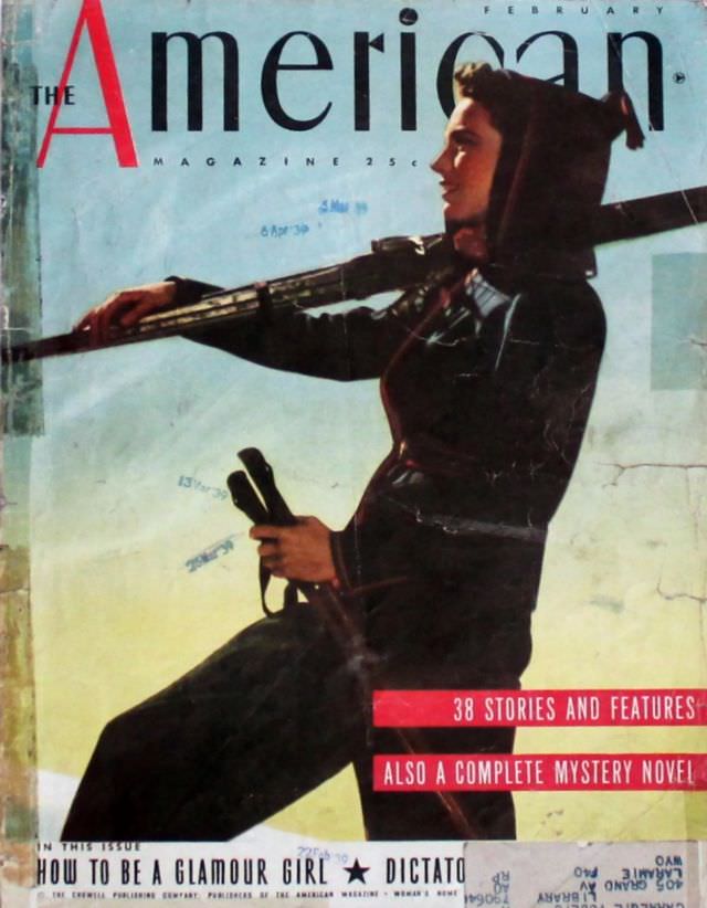 The American Magazine cover, February 1939