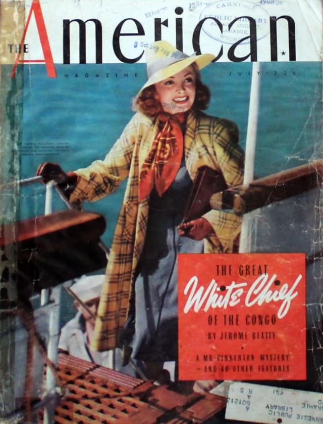 The American Magazine cover, July 1939