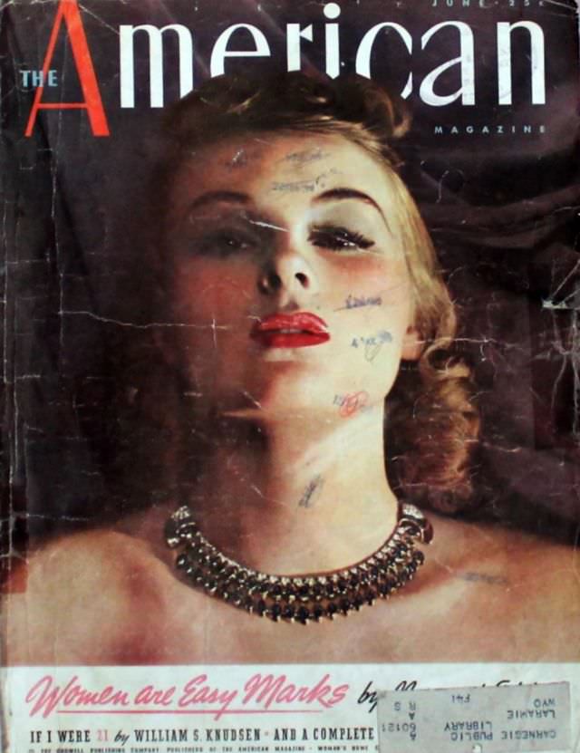 The American Magazine cover, June 1939