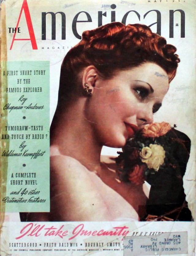 The American Magazine cover, May 1939