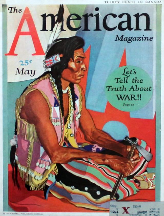 The American Magazine cover, May 1932