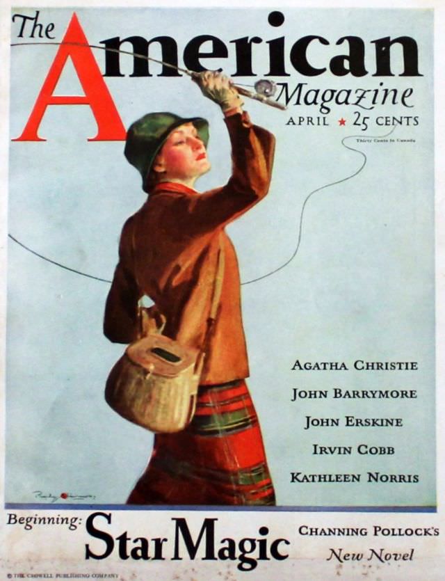 The American Magazine cover, April 1933