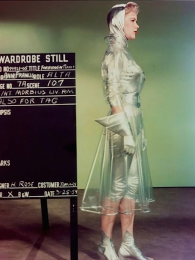 Anne Francis's Iconic Wardrobe in 'Forbidden Planet' (1956)