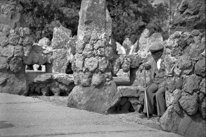 Parc Güell, Barcelona, 1990.