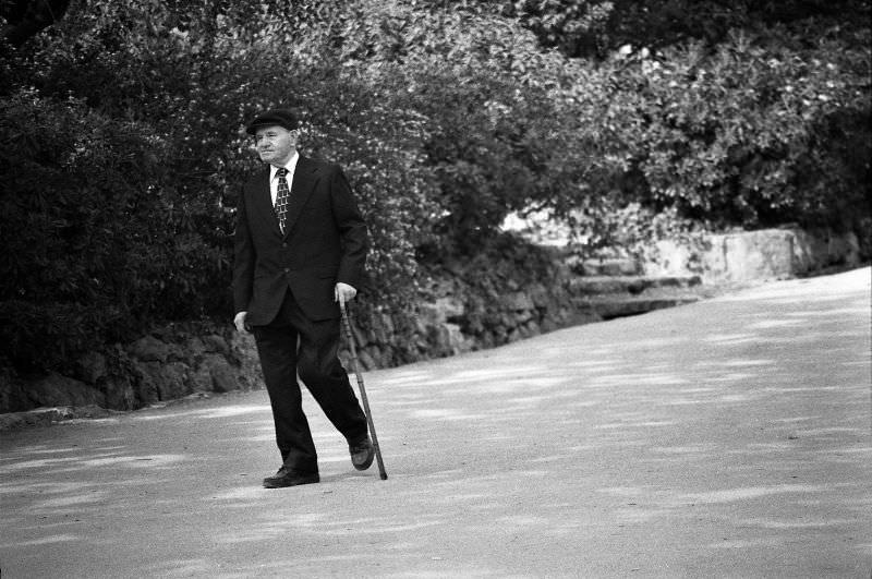 Parc Güell, Barcelona, 1990.