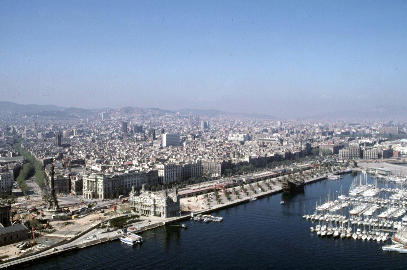 Barcelona port, Spain, 1991.