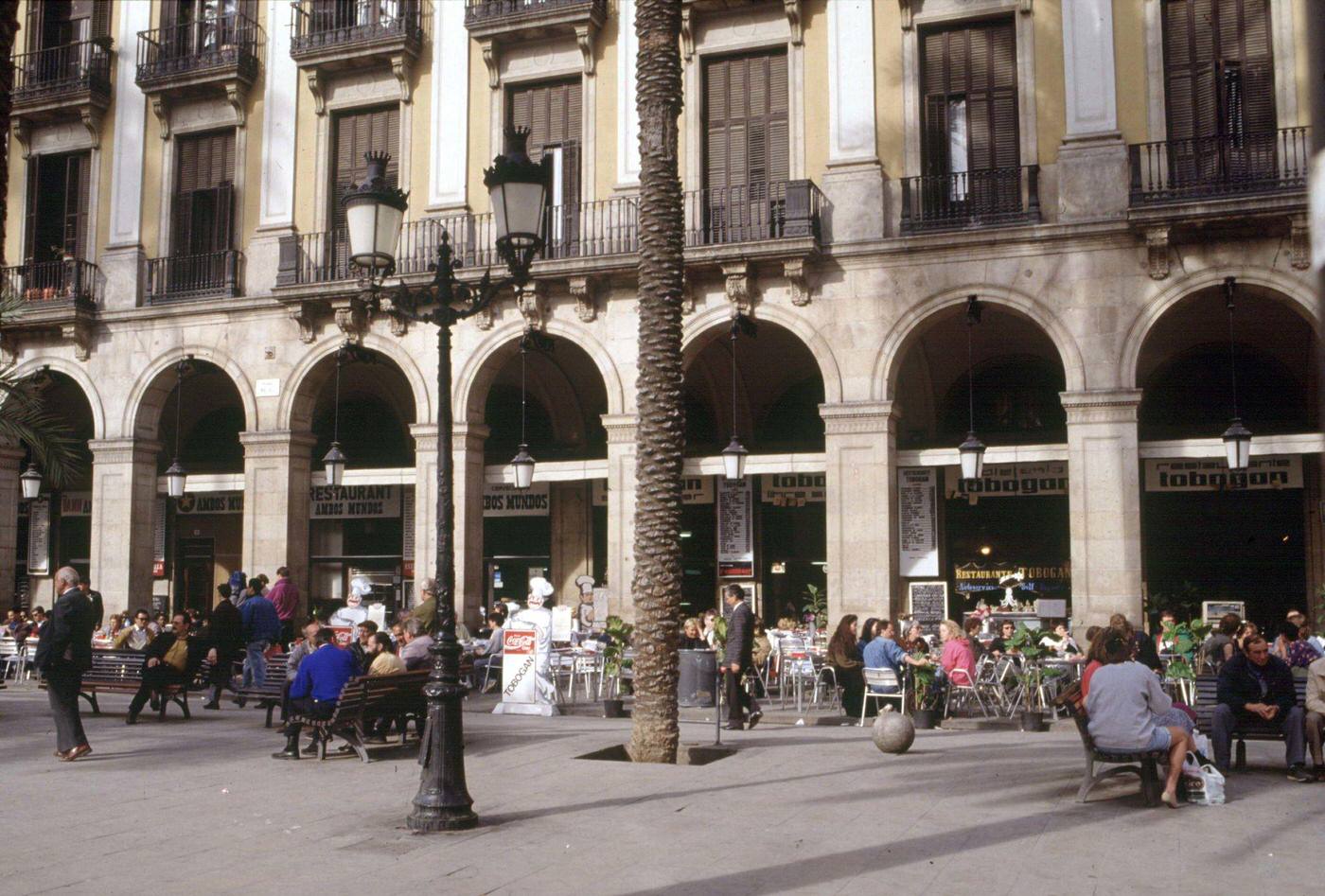 The Plazza Real, Barcelona, Spain, 1991.