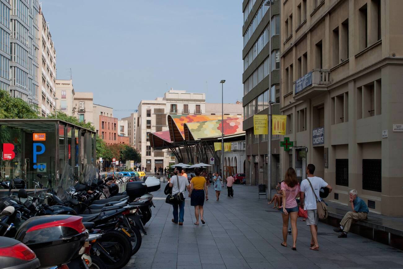 Santa Caterina Market, Barri Gotic, Barcelona, Spain, 1990s.