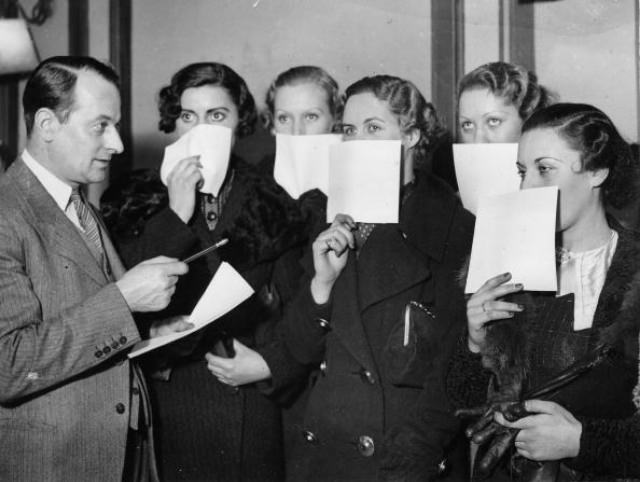 A Unique Beauty Contest for the Most Beautiful Eyes in Britain in 1936