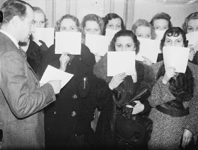 A Unique Beauty Contest for the Most Beautiful Eyes in Britain in 1936