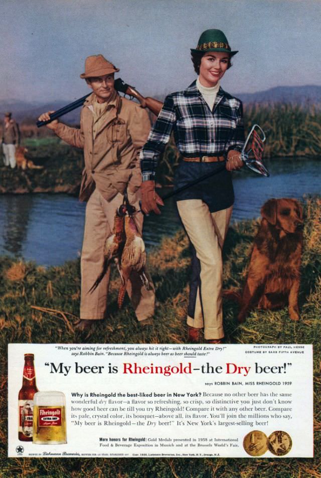 My Beer Is Rheingold - The Dry Beer!