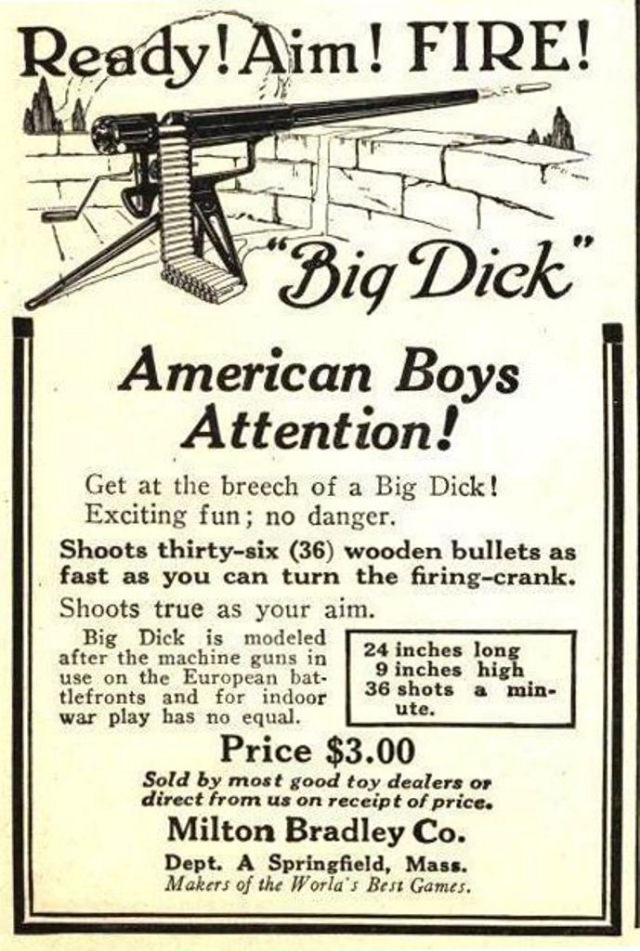 The 'Big Dick' Machine Gun Toy: A Blast from the Past