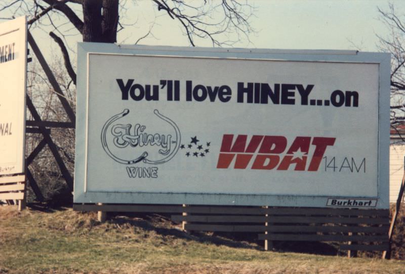 Hiney Wine WBAT 1400 AM, Grant County, Indiana, 1986