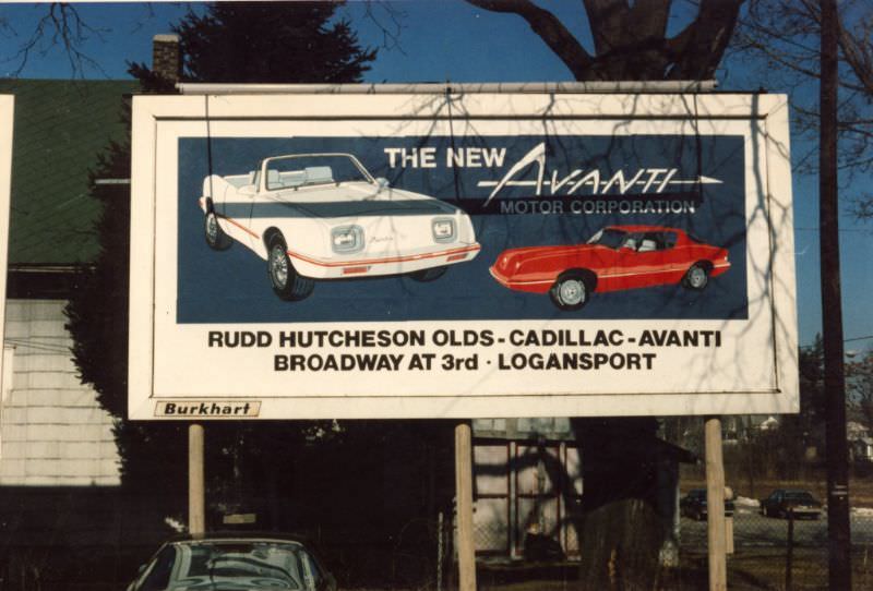 Rudd Hutcheson Olds-Cadillac-Avanti, Logansport, Indiana, 1980s