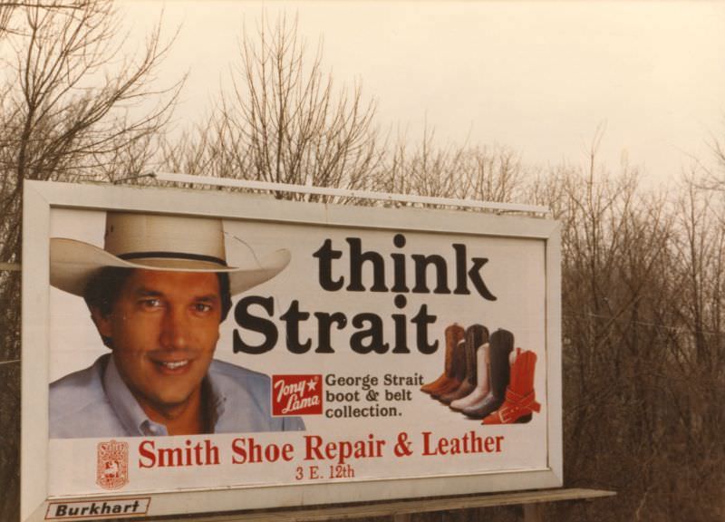 Smith's Shoe Repair & Leather, somewhere in Indiana, 1980s