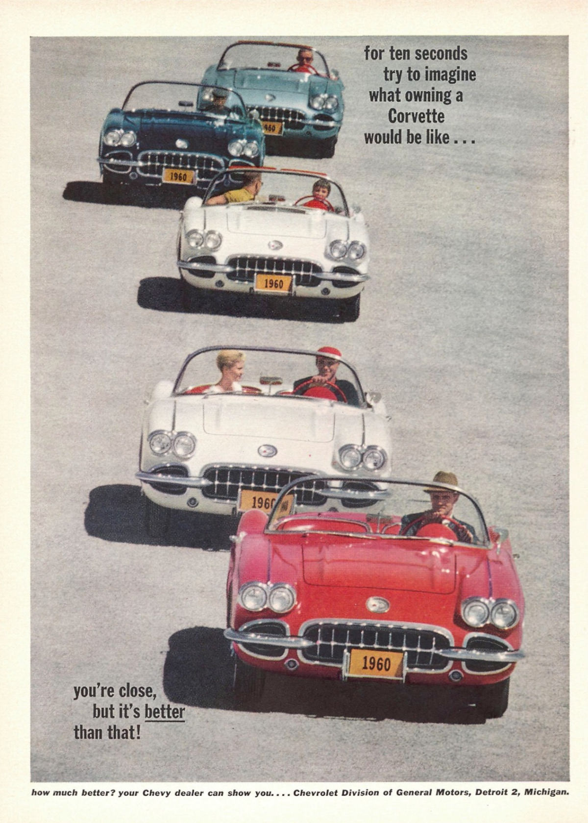 Vintage Ads for the Chevrolet Corvette (C1) From the 1950s