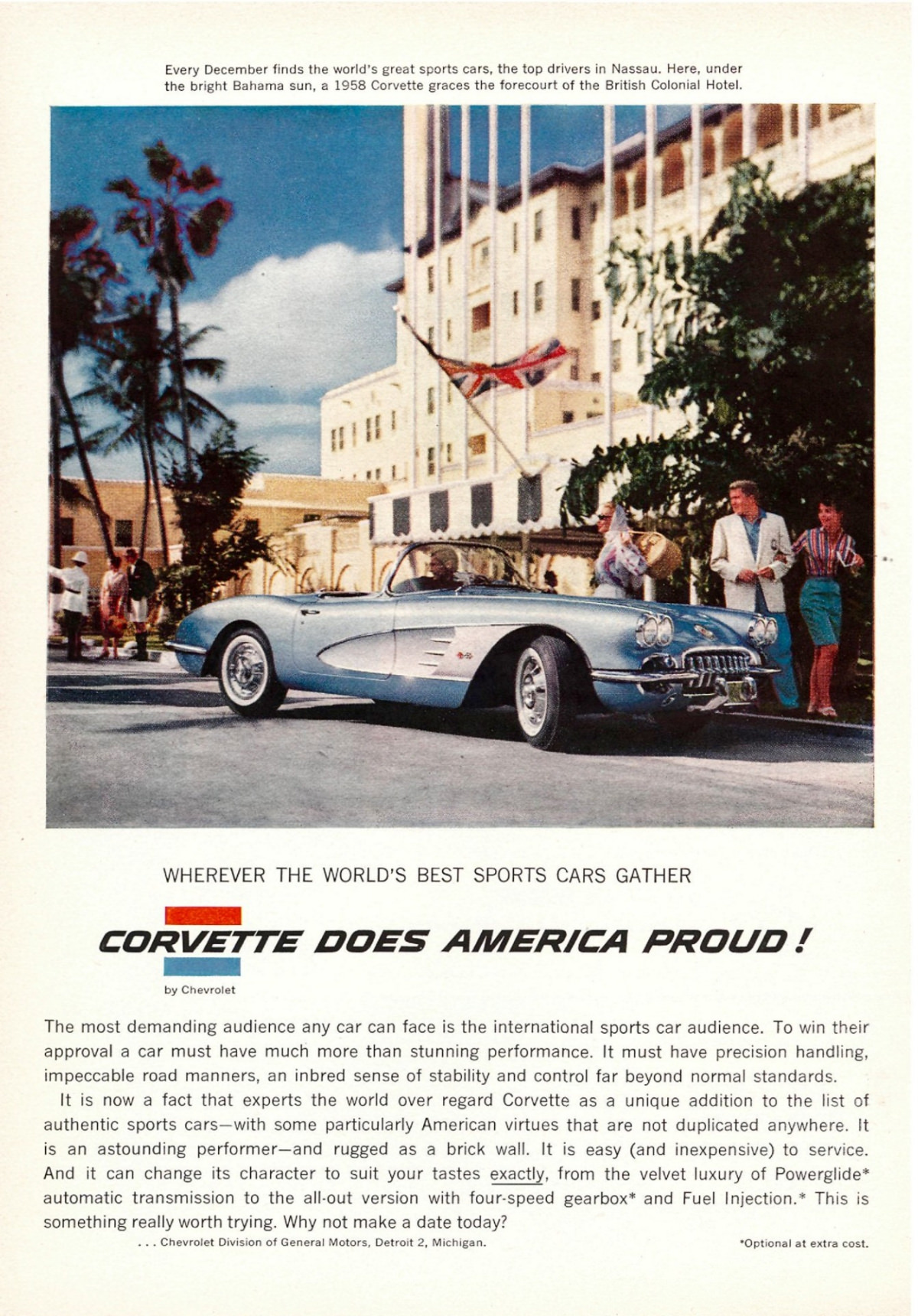 Vintage Ads for the Chevrolet Corvette (C1) From the 1950s