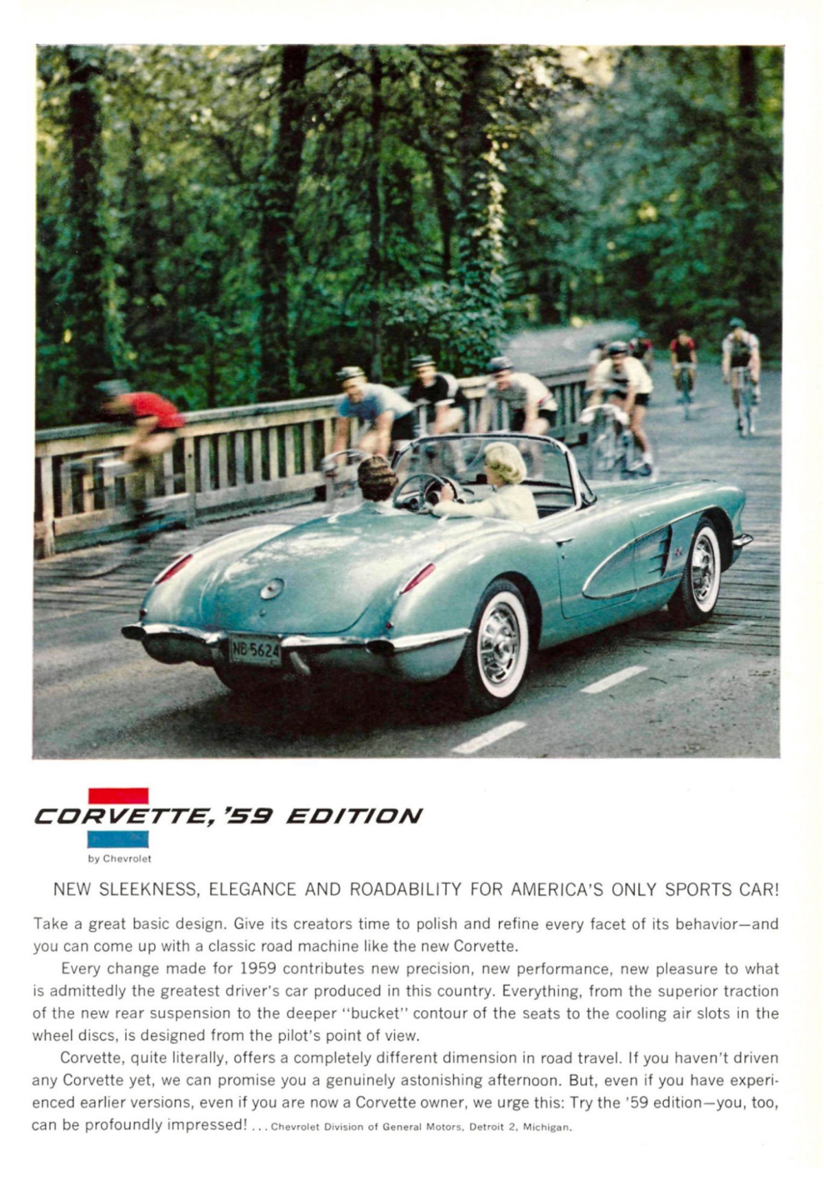 Vintage Ads for the Chevrolet Corvette (C1) From the 1950s