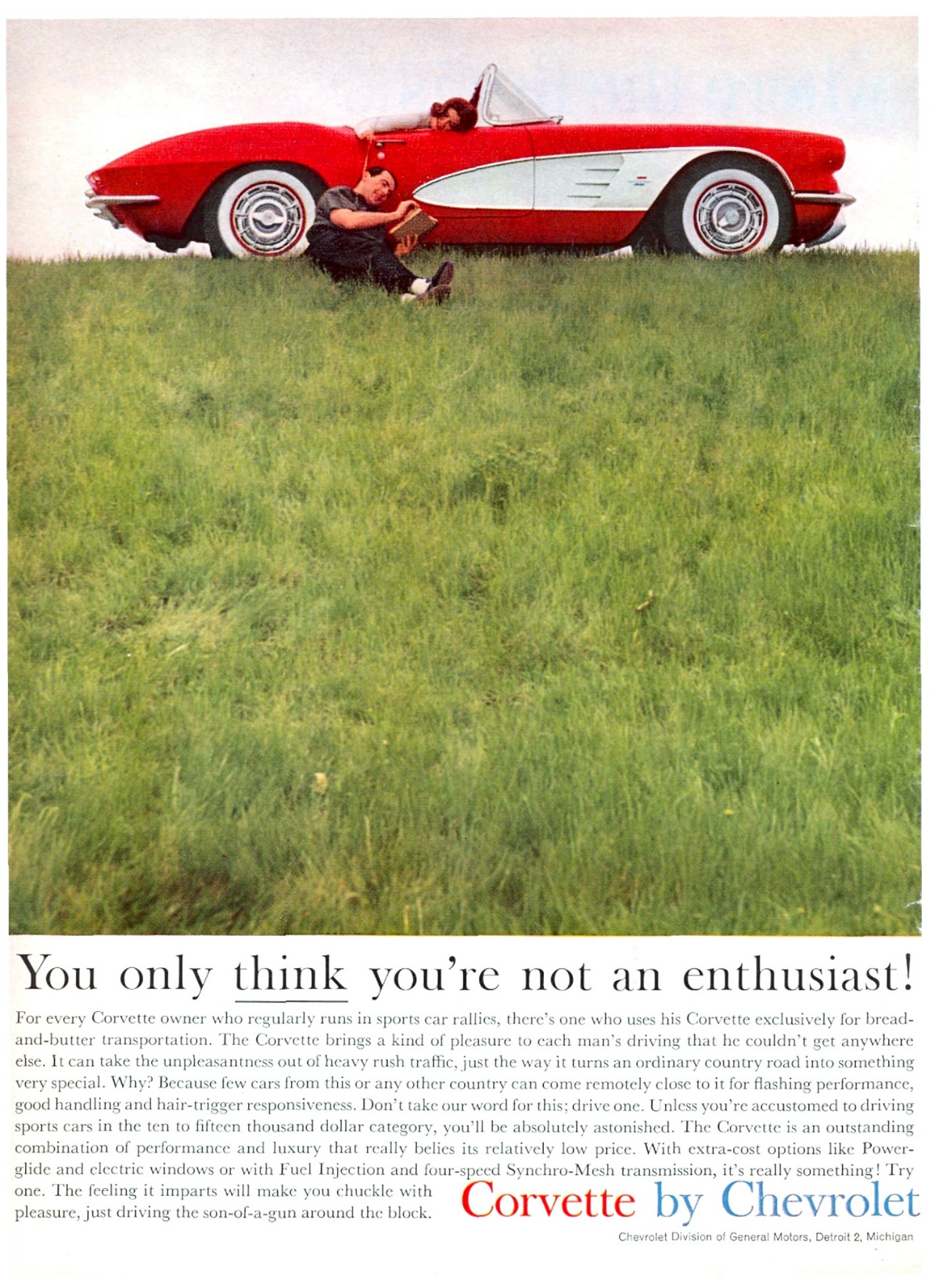 Vintage Ads for the Chevrolet Corvette (C1) From the 1950s