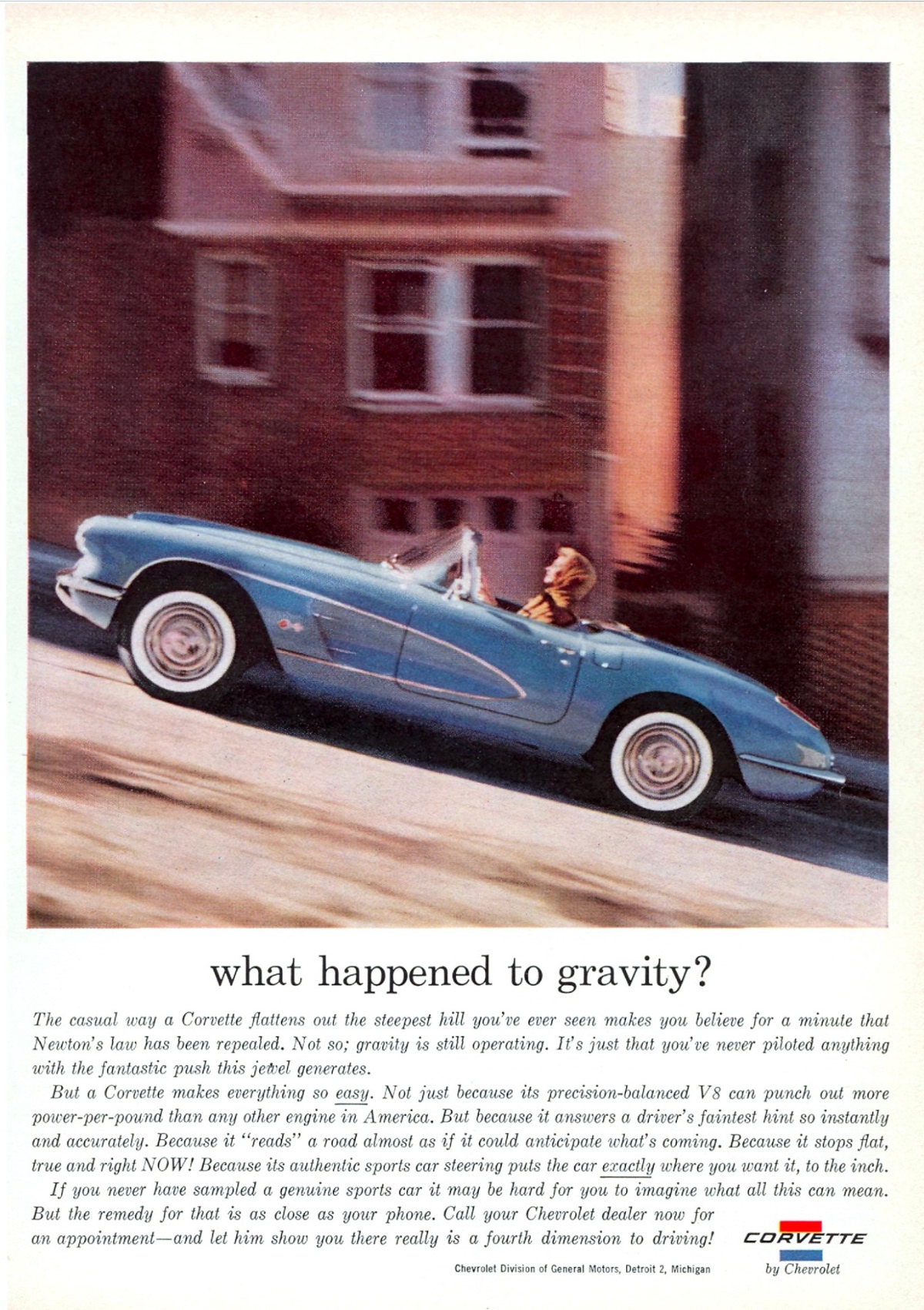 Vintage Ads for the Chevrolet Corvette (C1) From the 1950s