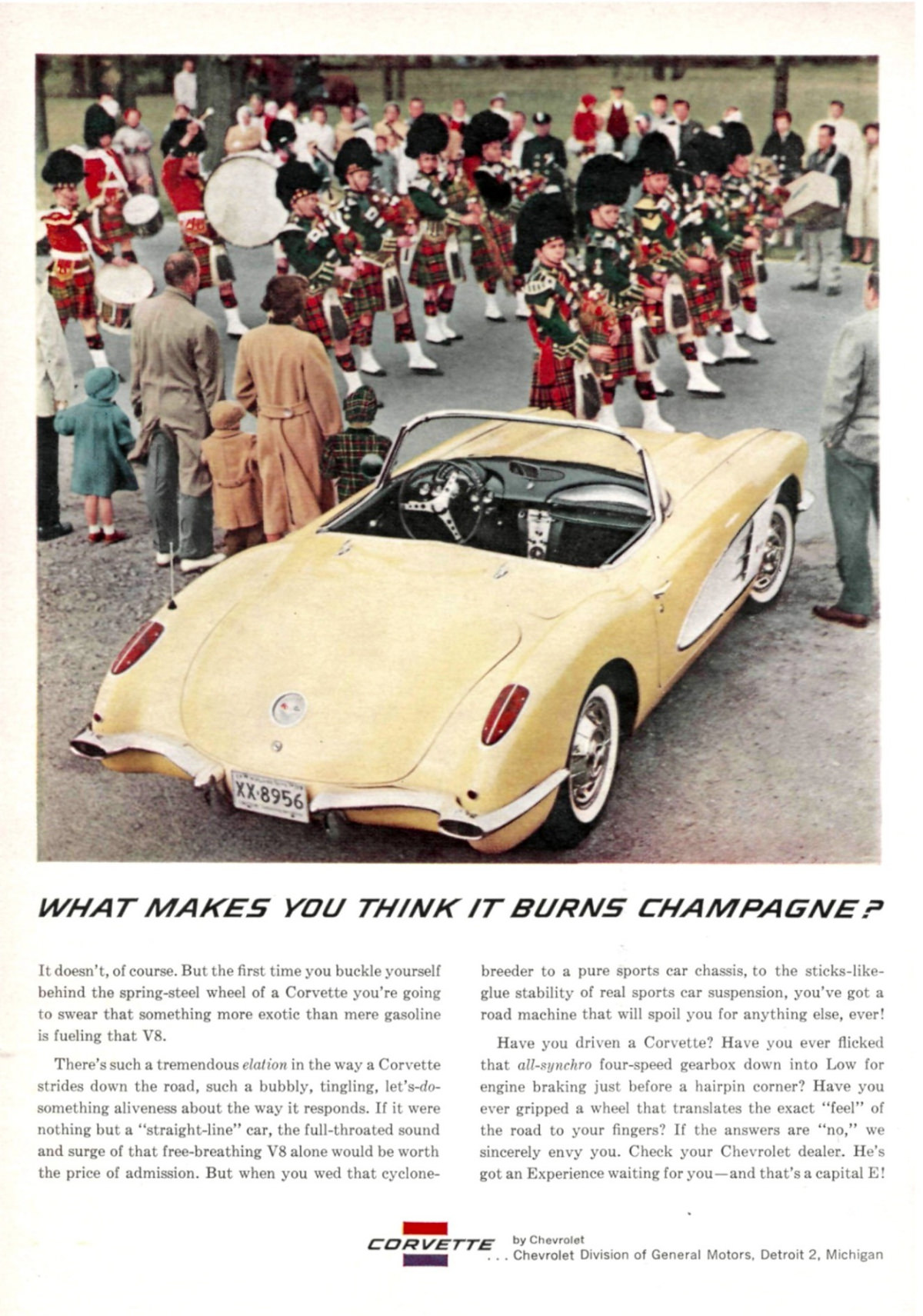 Vintage Ads for the Chevrolet Corvette (C1) From the 1950s