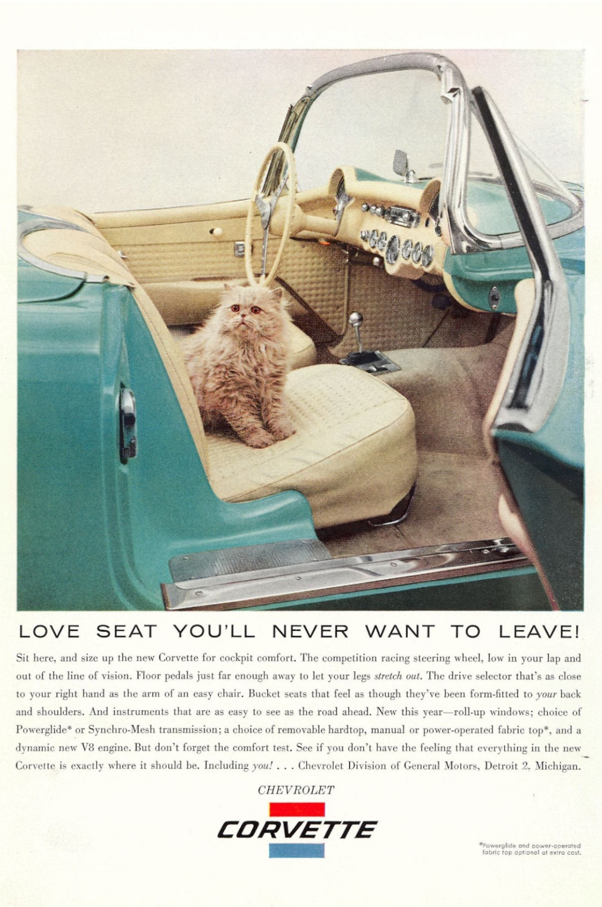 Vintage Ads for the Chevrolet Corvette (C1) From the 1950s