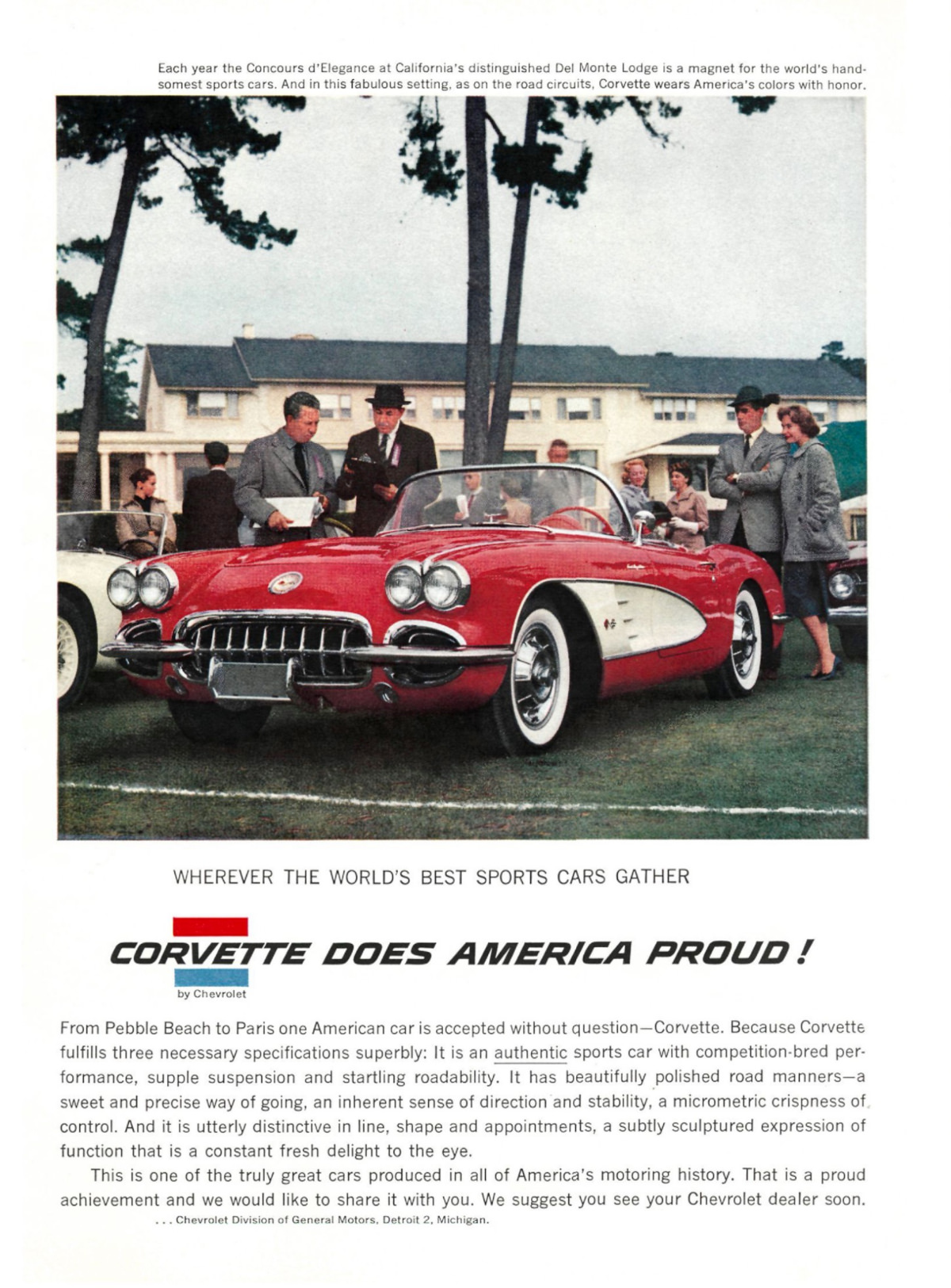 Vintage Ads for the Chevrolet Corvette (C1) From the 1950s