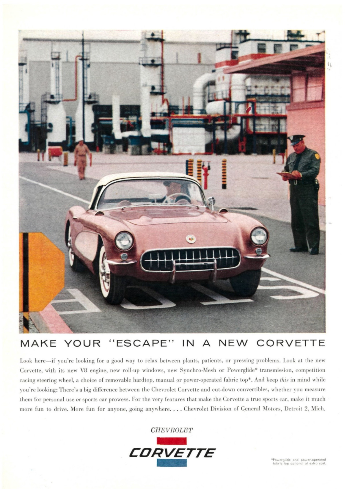 Vintage Ads for the Chevrolet Corvette (C1) From the 1950s