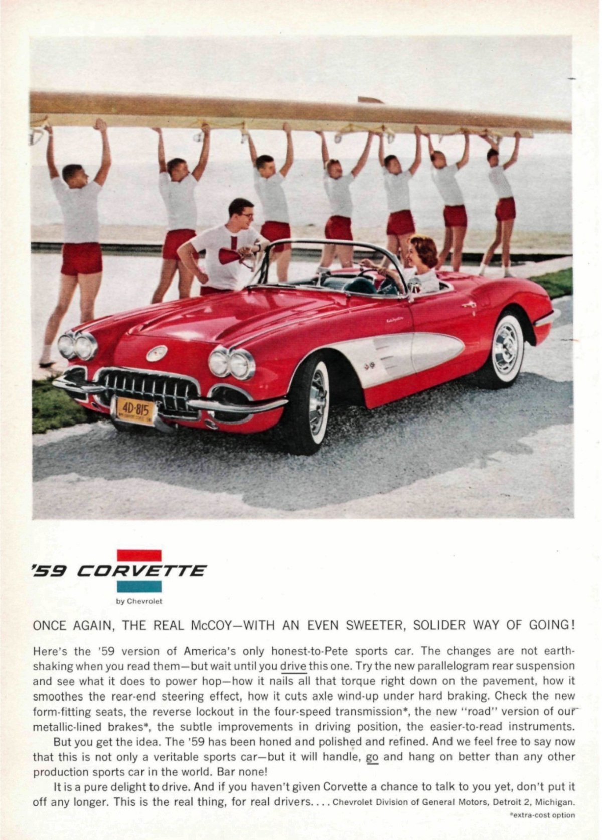 Vintage Ads for the Chevrolet Corvette (C1) From the 1950s