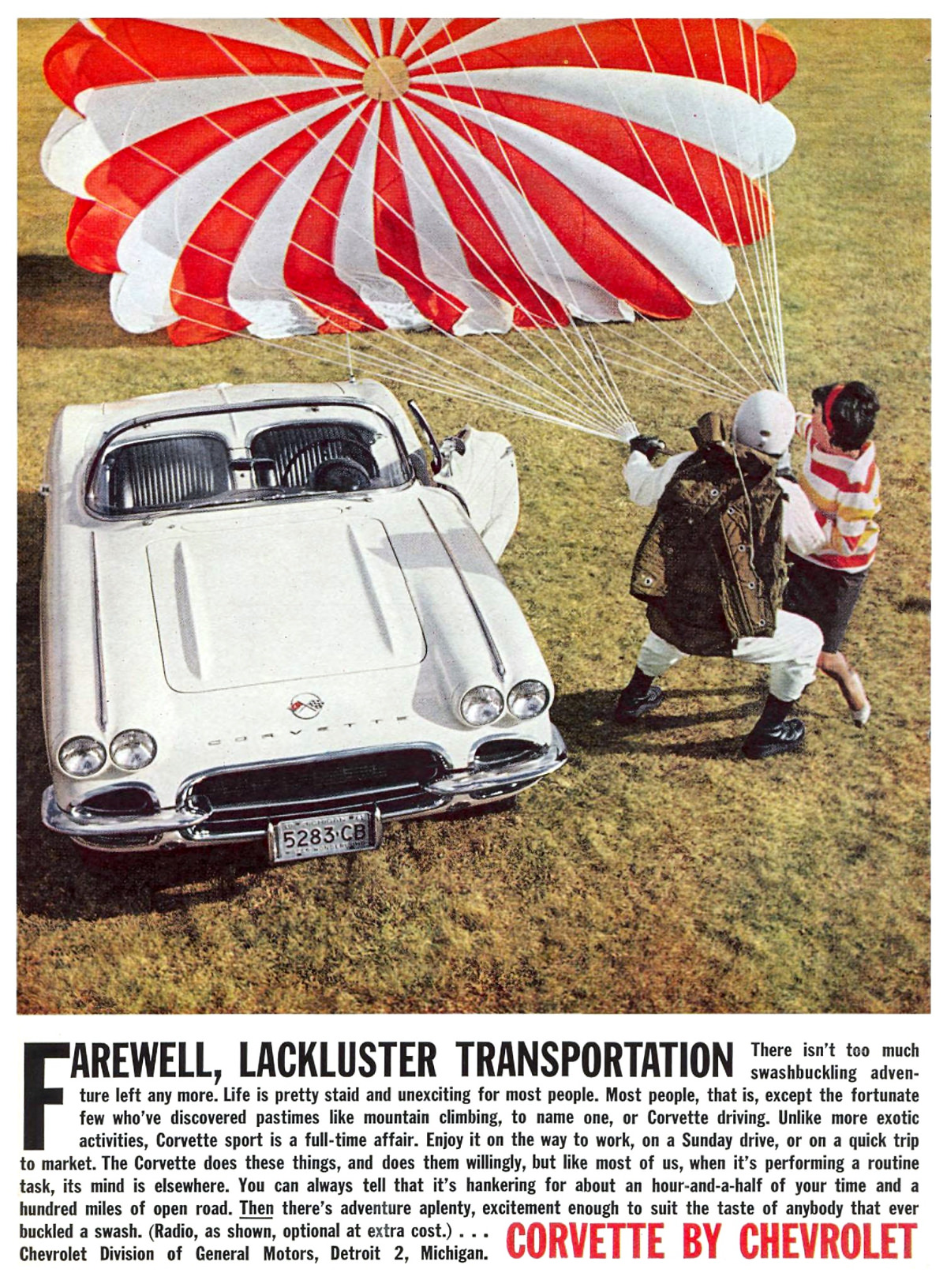 Vintage Ads for the Chevrolet Corvette (C1) From the 1950s