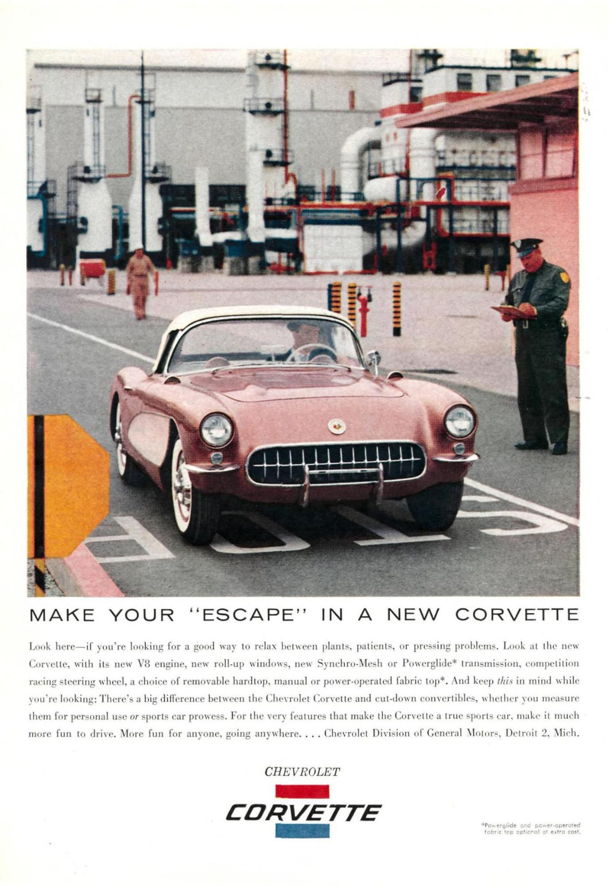 Vintage Ads for the Chevrolet Corvette (C1) From the 1950s