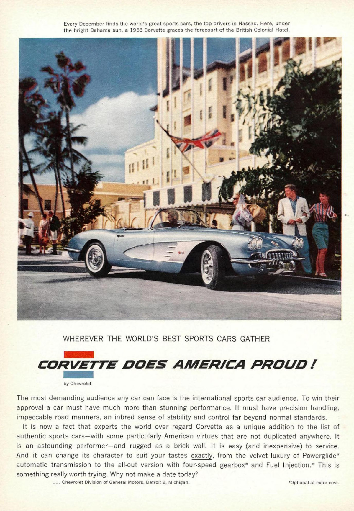 Vintage Ads for the Chevrolet Corvette (C1) From the 1950s