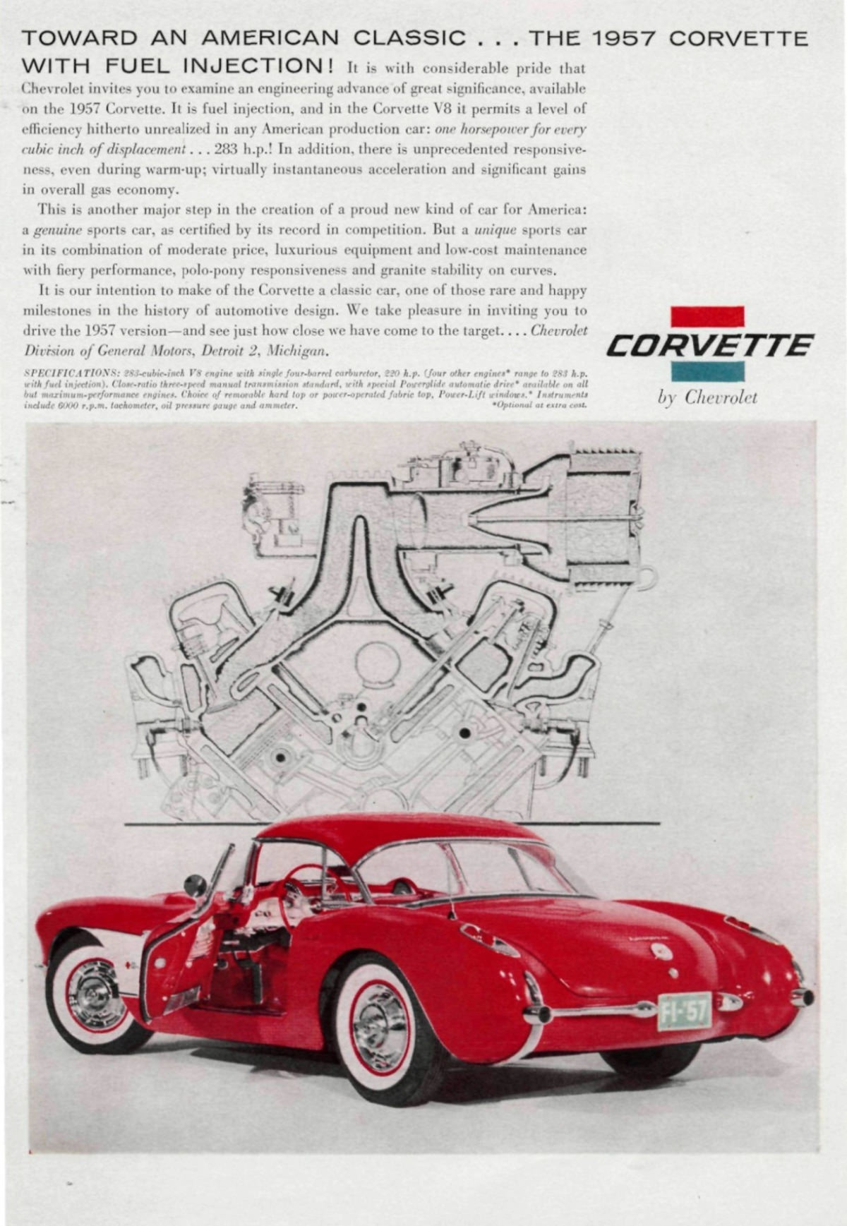 Vintage Ads for the Chevrolet Corvette (C1) From the 1950s
