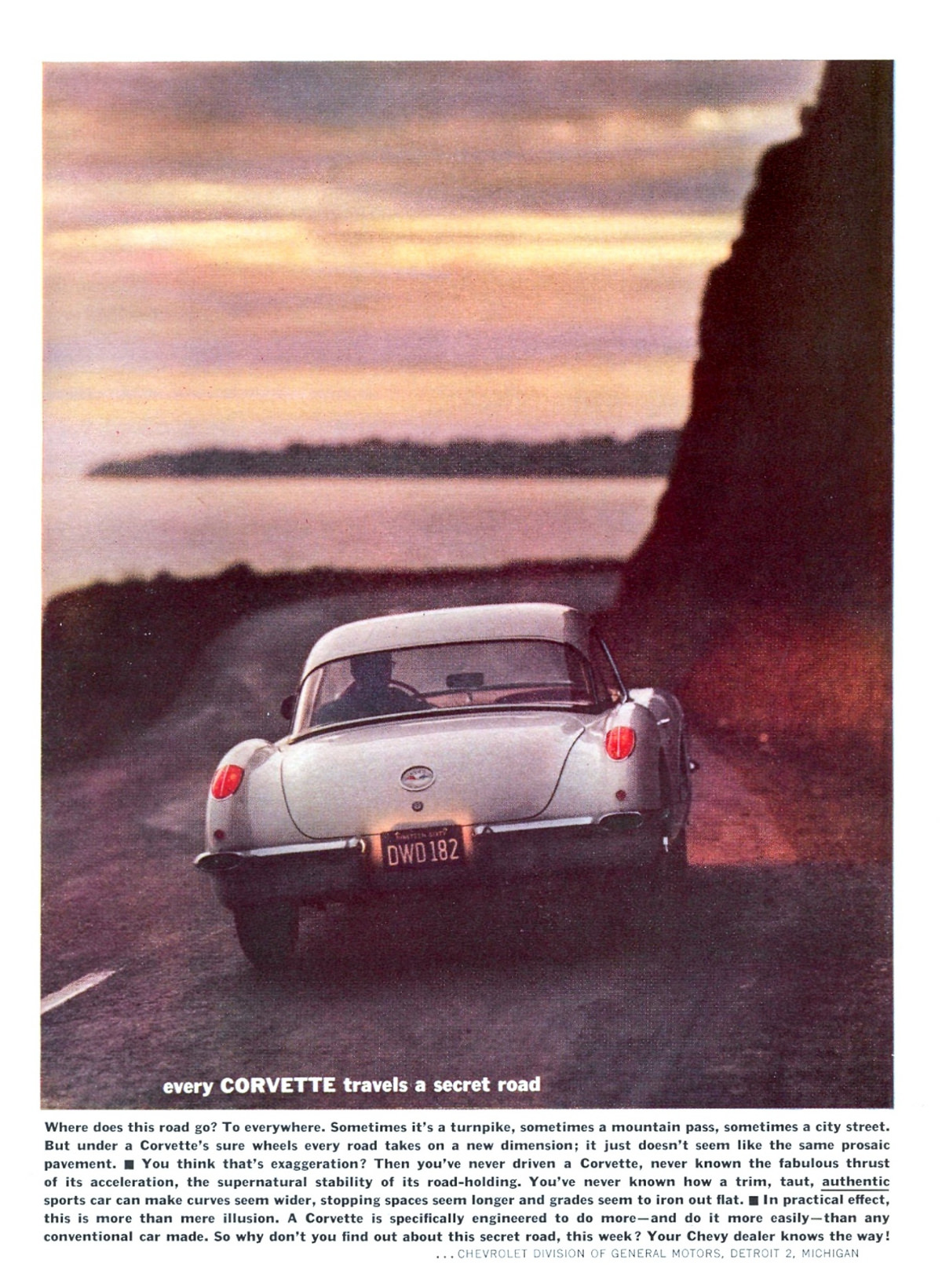 Vintage Ads for the Chevrolet Corvette (C1) From the 1950s