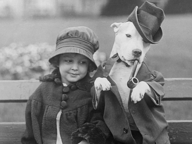 The Timeless Bond: Children and Animals in Vintage Pictures