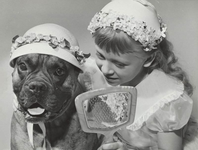 The Timeless Bond: Children and Animals in Vintage Pictures