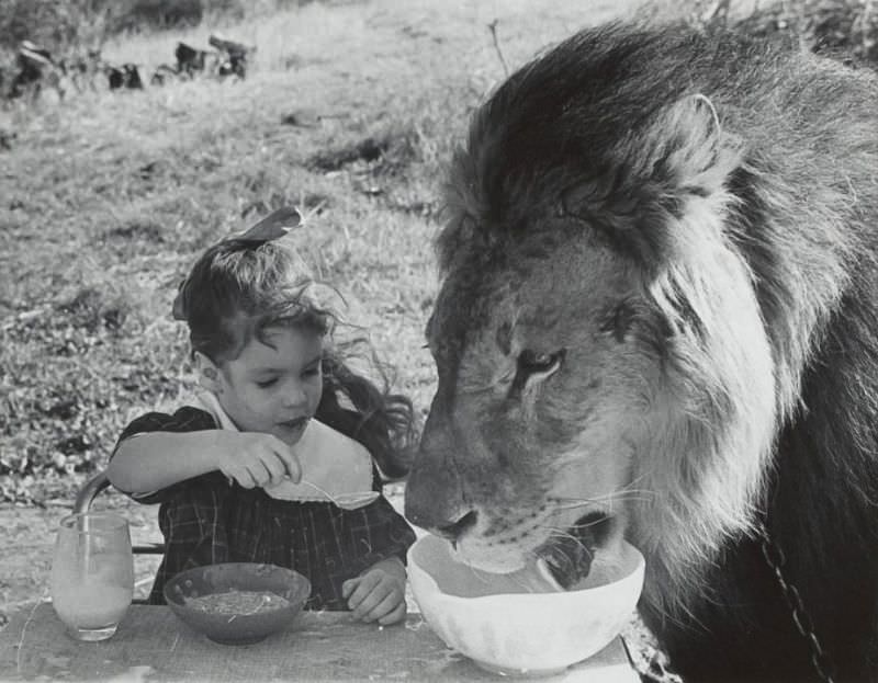 The Timeless Bond: Children and Animals in Vintage Pictures