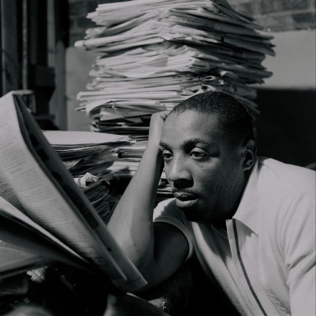 Comedian Dick Gregory, 1961.