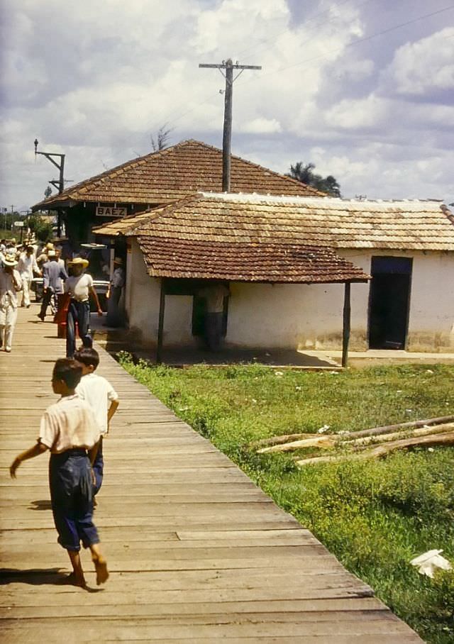 Baez station, Cuba, 1950