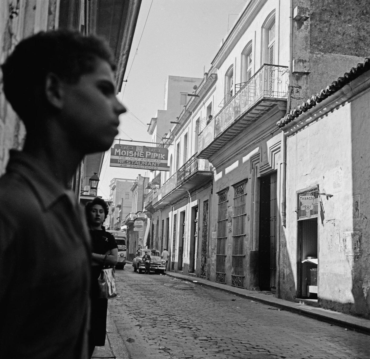 Moishe Pipik's Cuban Jewish Restaurant, Havana, 1955