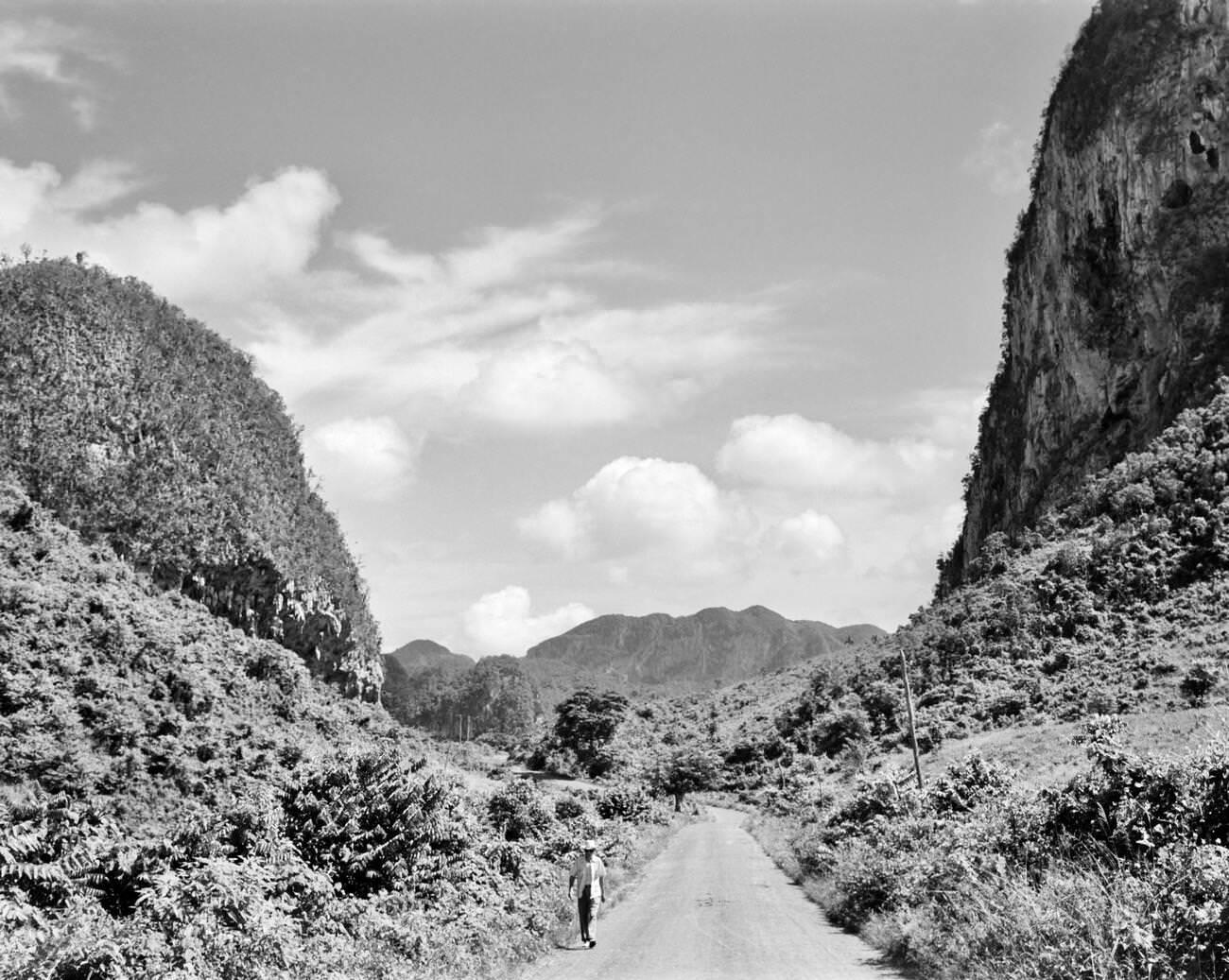 Rural Road Outside of Town of Vinales in Pinar del Rio Province, Cuba, 1950s